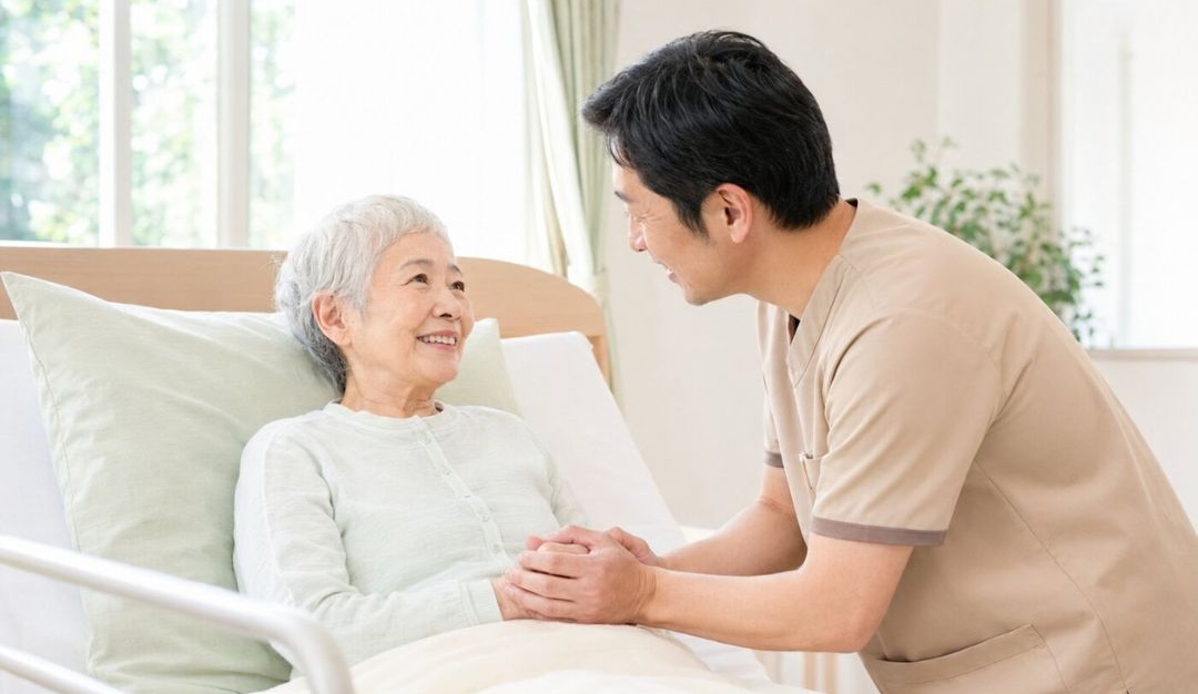 介護施設で働くスタッフ