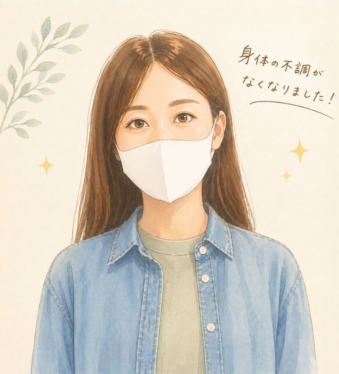 患者様のイラスト・腰痛改善